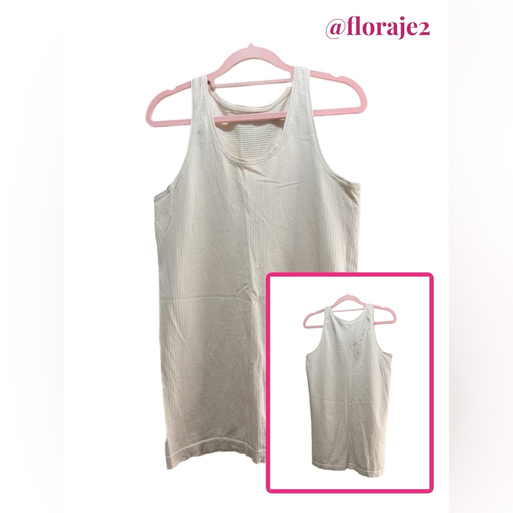 Athleta Pura Seamless Tank Top Light Pink Size L